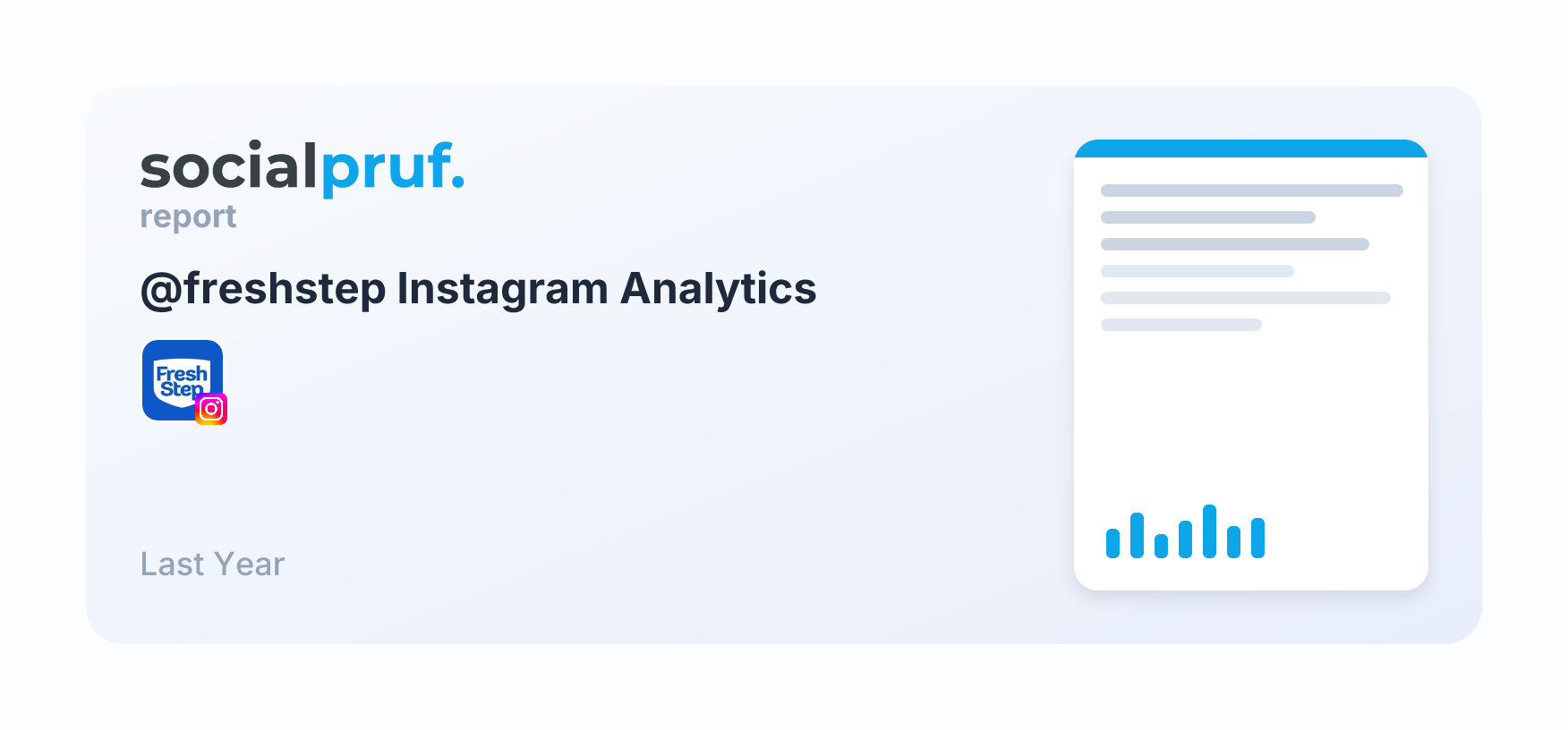 Fresh Step | Cat Litter (@freshstep) Instagram Stats | Socialpruf.