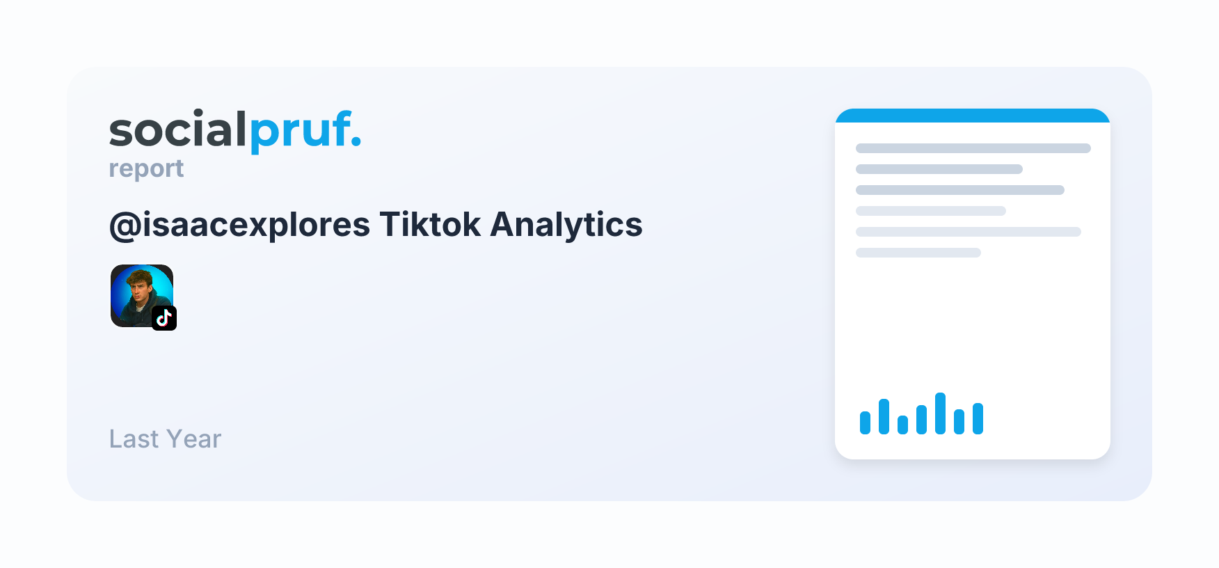 Isaac 🤠🔦 (@isaacexplores) TikTok Stats | Socialpruf.