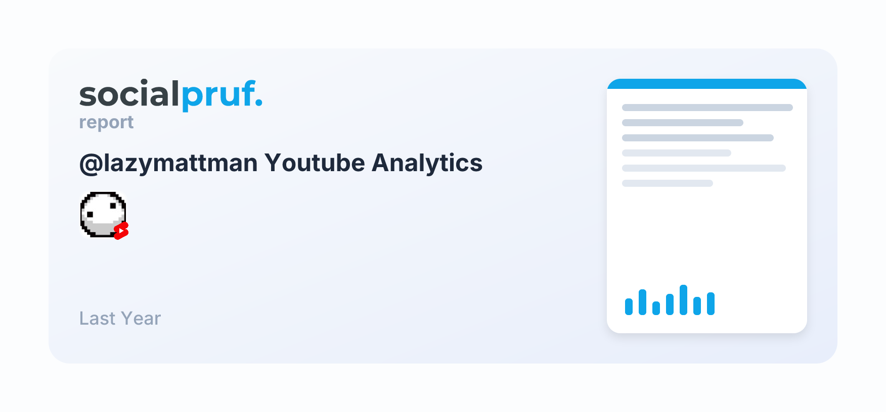 Lazy Mattman (@lazymattman) YouTube Stats | Socialpruf.