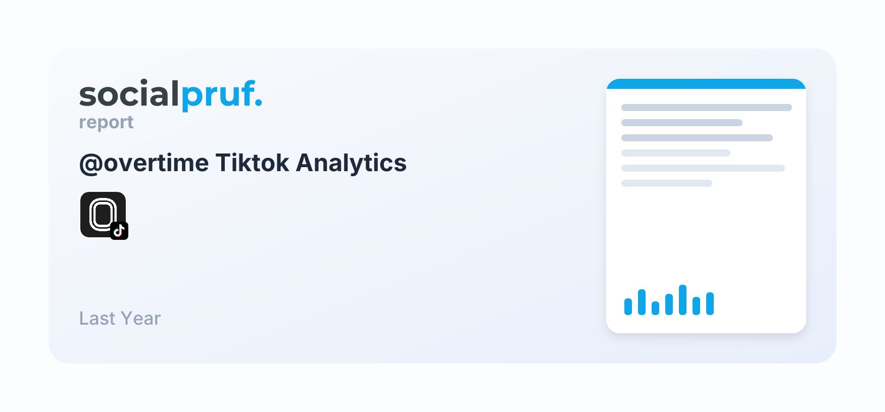 Overtime (@overtime) TikTok Stats | Socialpruf.